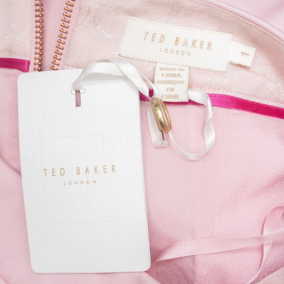 Ted Baker Pink Soella Palace Garden Floral Pencil Skirt Size 1 - Picture 6 of 10